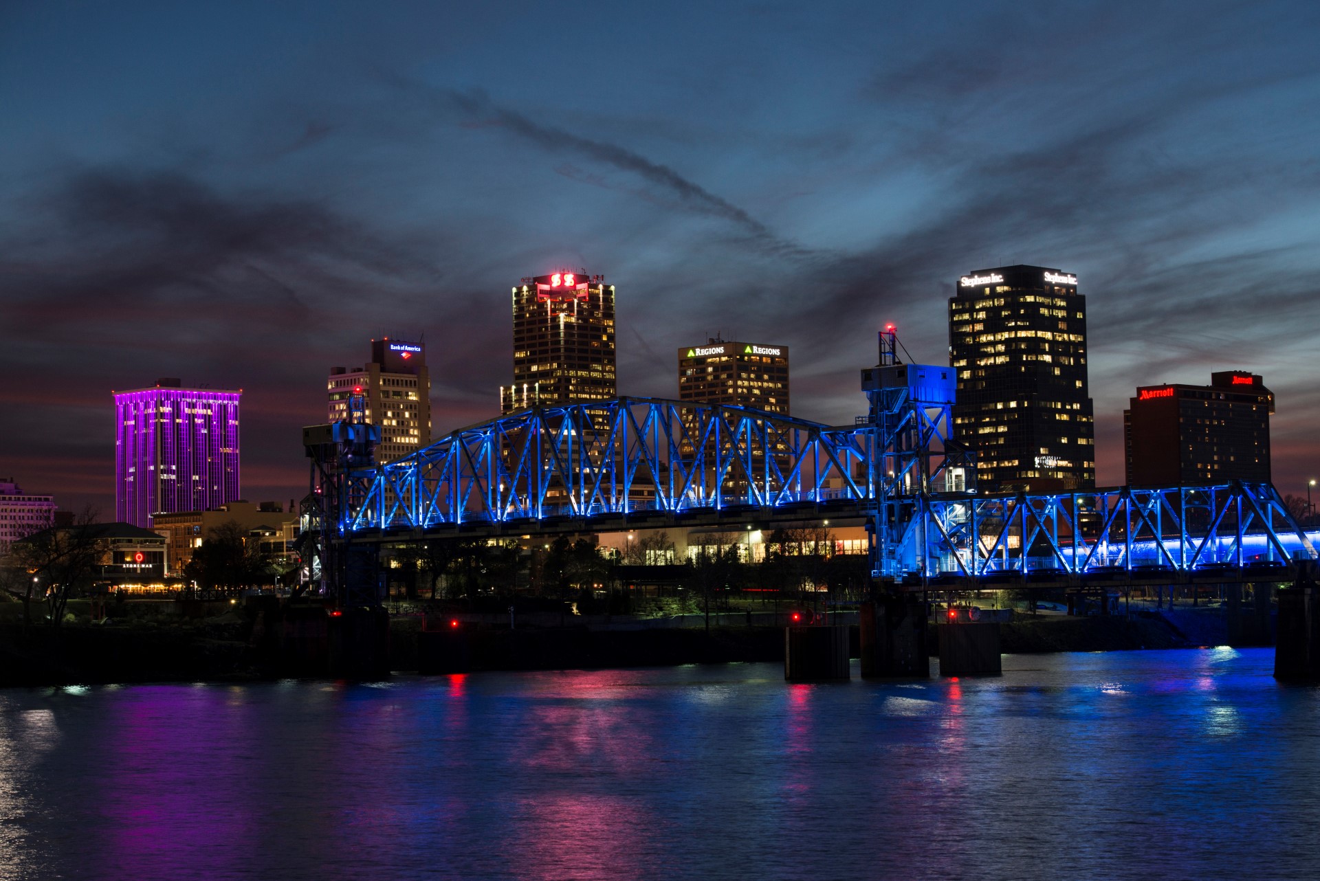 Skyline der Hauptstadt Little Rock Skyline der Hauptstadt Little Rock